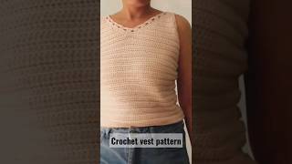 *Pattern release- Ms Lily Vest Top* #crochet #shortscrochet #crochettutorial #shortscraft #diycrafts