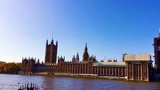 A Bright, Sunny Afternoon at The Houses of Parliament, Westminster (LONDON, U.K.)