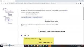 Game Development in Python Clean Up and Document the 2d Game Objects Before Moving On
