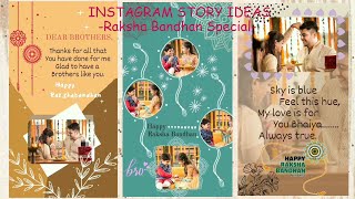 Instagram story ideas for 'Raksha Bandhan Special' || IG Story Ideas......