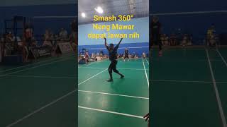 Smash 360° Neng Mawar dibalas 360° berlawanan, siapa dia? #nengmawar #badminton #badmintonindonesia