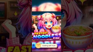 Cooking with yumi anime noodles #shortsviral #shorts #anime #cooking #chef #viral