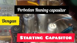 Perbedaan Runing capasitor dengan starting capasitor #acsplit  #kulkas