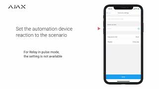 Ajax Scenarios (beta) - How to set up a scheduled action of an automation device