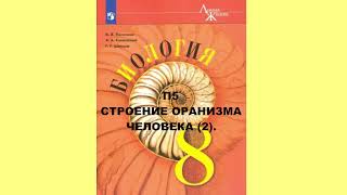 П5 СТРОЕНИЕ ОРАНИЗМА ЧЕЛОВЕКА (2). БИОЛОГИЯ 8 КЛАСС, АУДИОУЧЕБНИК, СЛУШАТЬ ОНЛАЙН, ШКОЛА РОССИИ