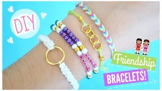 DIY Friendship Bracelets!