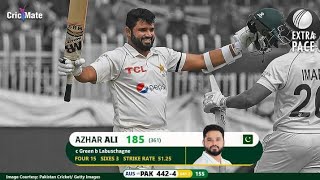 Azhar Ali wicket today Azhar Ali batting today #azharaliwicket #azharalibattingtoday #pakvsaus