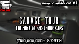 GTA V SHOWING MY FULL GARAGE l $100,000,000+ WORTH l MEME COMPILATIONS #1