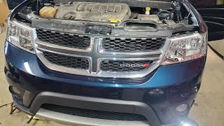 Dodge Journey 3.6 V6 Coolant and Thermostat Change. P0128