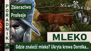 Mleko | PORADNIK | Jak zdobyć mleko? Gdzie znaleźć krowę dorotkę? Co potrzeba? | New World