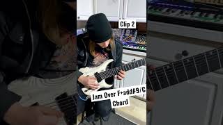 Jam Over F+add#9/C Chord clip 2 | #shorts #guitar #guitarist #guitarsolo #chord