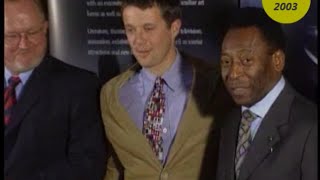 15. maj 2003 - Pelé udnævnes til H. C. Andersen ambassadør af kronprins Frederik i København