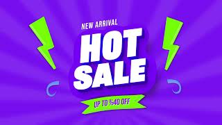 Discount Sale  animations! Special offer and mega discount video