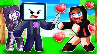 CREEPY FAN Tried DATING My GIRLFRIEND In Minecraft!