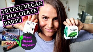 VEGAN CHOCOLATE BARS TASTE TEST & REVIEW