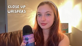 ASMR whisper ramble (life update, new channel?? updates & more)