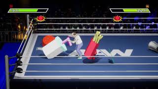 Action Arcade Wrestling   Aqua Teen Hunger Force VS Carl and the Mooninites