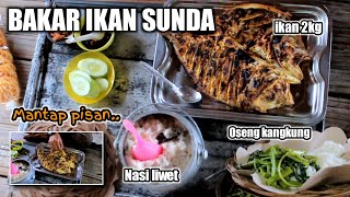 mukbang menu darurat dengan ikan laut super jumbo || MUKBANG