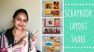 Scrapbook Layout Share | Basic Layouts for the Beginners | More photos and fewer embellishments