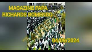 ZAIRE TV:MAGAZINE PAPA RICHARDS BOMENGO DU 04/09/2024