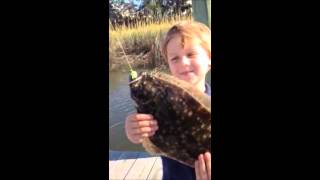 Nolen SHUMAN age 5 first flounder