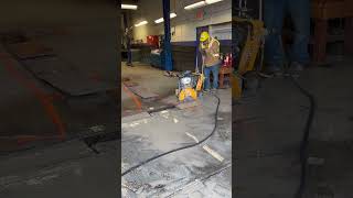 Contractors Saw Cutting Concrete