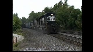 NORFOLK SOUTHERN May 1991 Pt 4 Linwood-Charlotte-Spencer