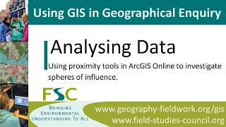 Analysing Data - Using the proximity tools to investigate sphere of influence