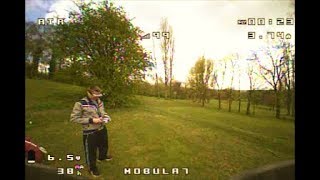 FPV Mobula7 2s whoop ripping in the local park