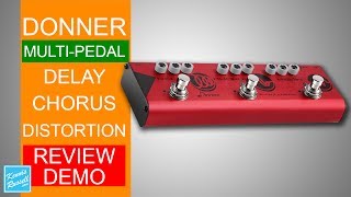 Donner Multi Alpha Force High Gain Pedal Review & Demo