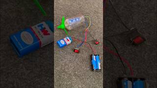 1 Science project item made of DC motor LED strip #shorts