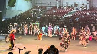 Teen Boys Traditional @ Kinder Powwow 2024 Song 2 Crow Hop Indian Hill Singers ⛰️