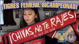 ¡TIGRES FEMENIL BICAMPEONAS! 🏆 Históricas 7-4 🐯 Tigres 🆚 Chivas 🐐 FINAL FEMENIL 🔥