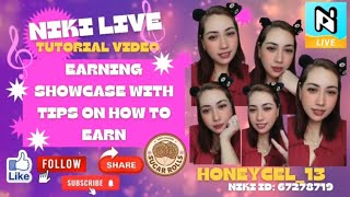 [NIKI LIVE APP] Earning Showcase With Tips on How to Earn