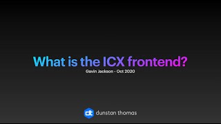 What is the Integro CX frontend?