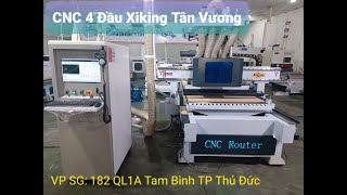 Máy CNC 4 đầu_Tân Vương_XiKing