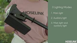 Hoselink Solar Garden Spot Light | Ground Spike | 5LED | FOCUS