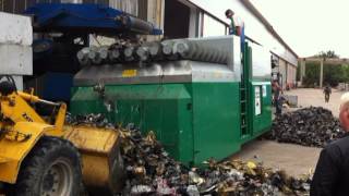 Spiralwellenseparator SPLITTER Autorecycling / car recycling