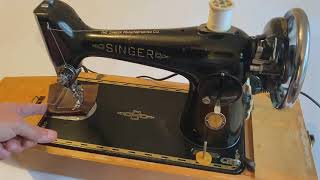 1951 Singer 201k electric Sewing Machine SOLD