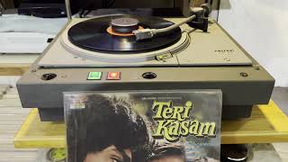 TERI KASAM MOVIE , YE ZAMIN GAA RAHI HAI , AMIT KUMAR , R D BURMAN , EMT 938 TURNTABLE, 929 TONEARM