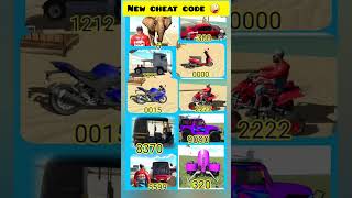 Indian Bikes Driving 3D All Vehicle Cheats Codes #shorts #short #indianbikedriving3d #cheatcodes