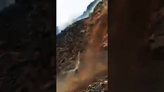 Massive landslide in Chamoli Today😱😱#shortsvideo