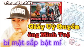 Sự thật Giấy Uỷ Quyền Ông Thích Minh Tuệ có 2 nét chữ