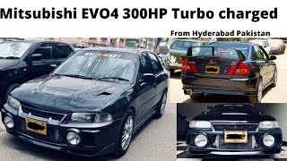 Mitsubishi EVO 4 300HP Turbo charged from Pakistan