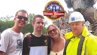 We Met COASTER STUDIOS at ALTON TOWERS (Vlog)