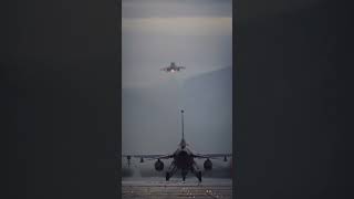 F-16 Fighting Falcons fly over Aviano Air Base #Shorts #f16