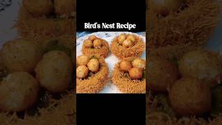 Crispy Bird's Nest Recipe || #vegrecipe #youtubeshorts #viral #shorts #video #snacks #ytshorts #yt