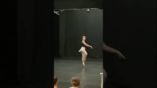 This dance is so tiring omg 😅😅 but I got the ending!! #ballerina #ballet #youtubeshorts #pointe