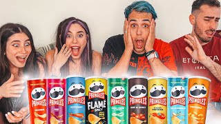 PROBANDO LAS PRINGLES MAS RARAS DEL MUNDO CON EL TEAM !!