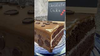 Savory Chocolatey cake with chocolate buttons! 🍫🫠🤍🤍   #explore #youtubeshorts #chocolate #cake